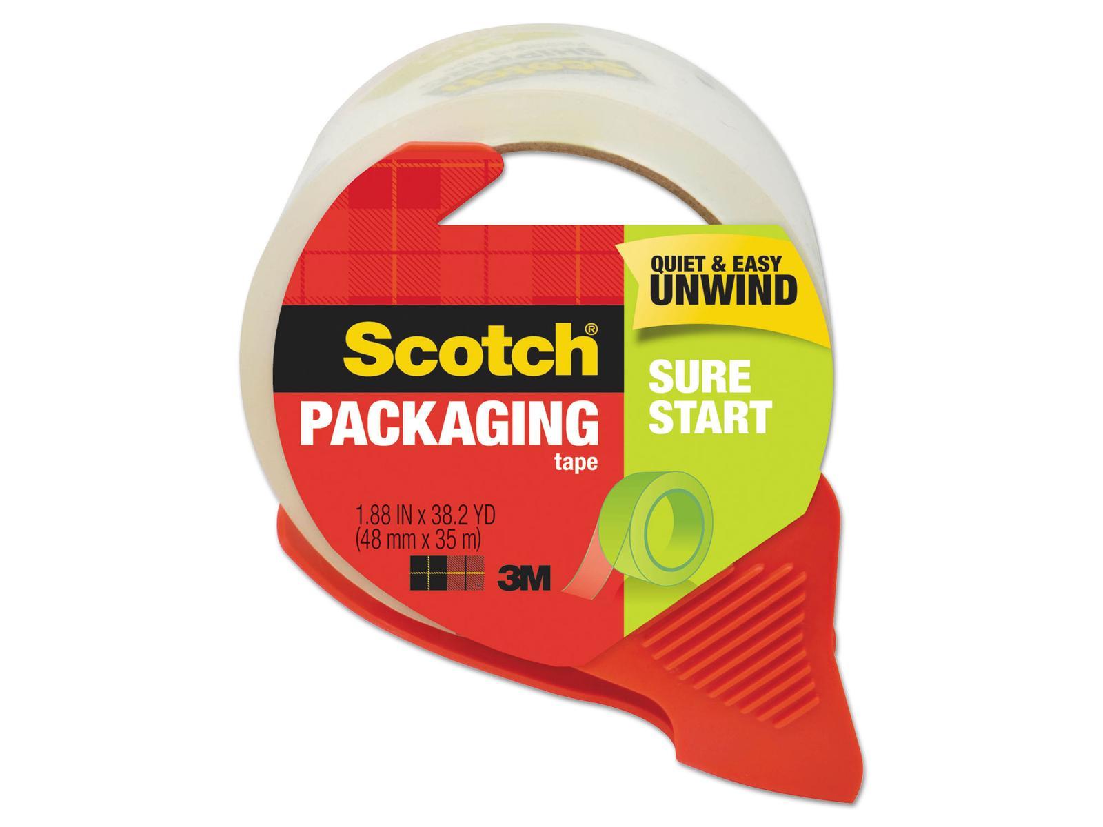 Packaging and Adhesive Tapes - 3M Scotch® 3450S-RD Sure Start