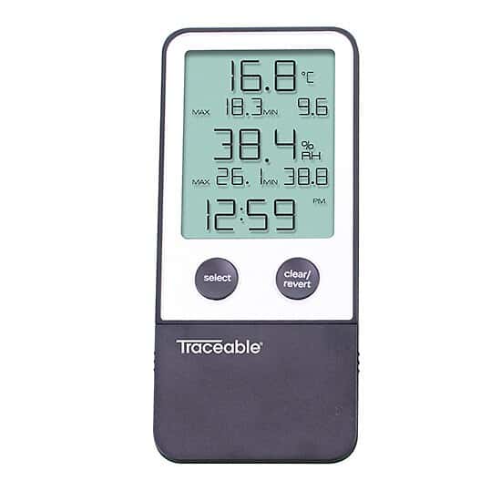 Traceable 5600010 Thermohygrometer with Clock